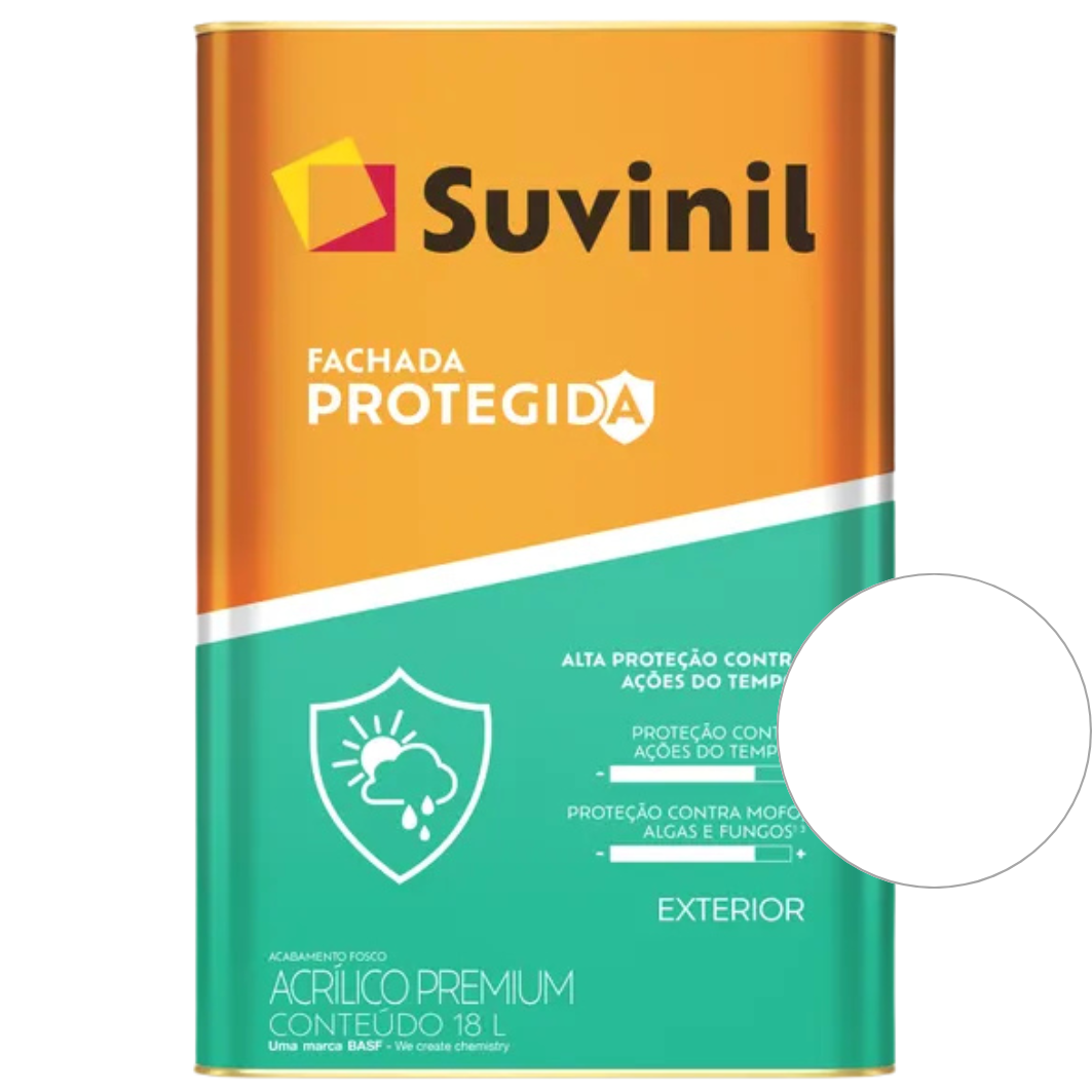 Tinta Suvinil Premium Branco Acrílico Fachada Protegida