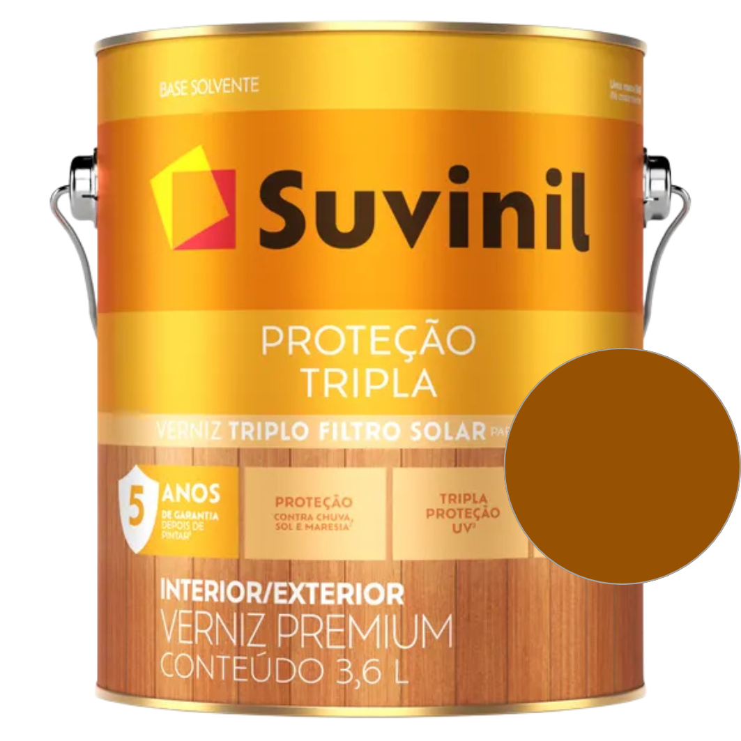 Verniz Suvinil Proteção Tripla Fosco Base Solvente