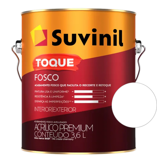 Tinta Suvinil Premium Acrílica Branco Toque Fosco