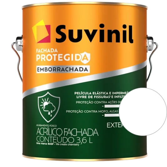 Tinta Suvinil Branco Acrílico Fachada Protegida Emborrachada