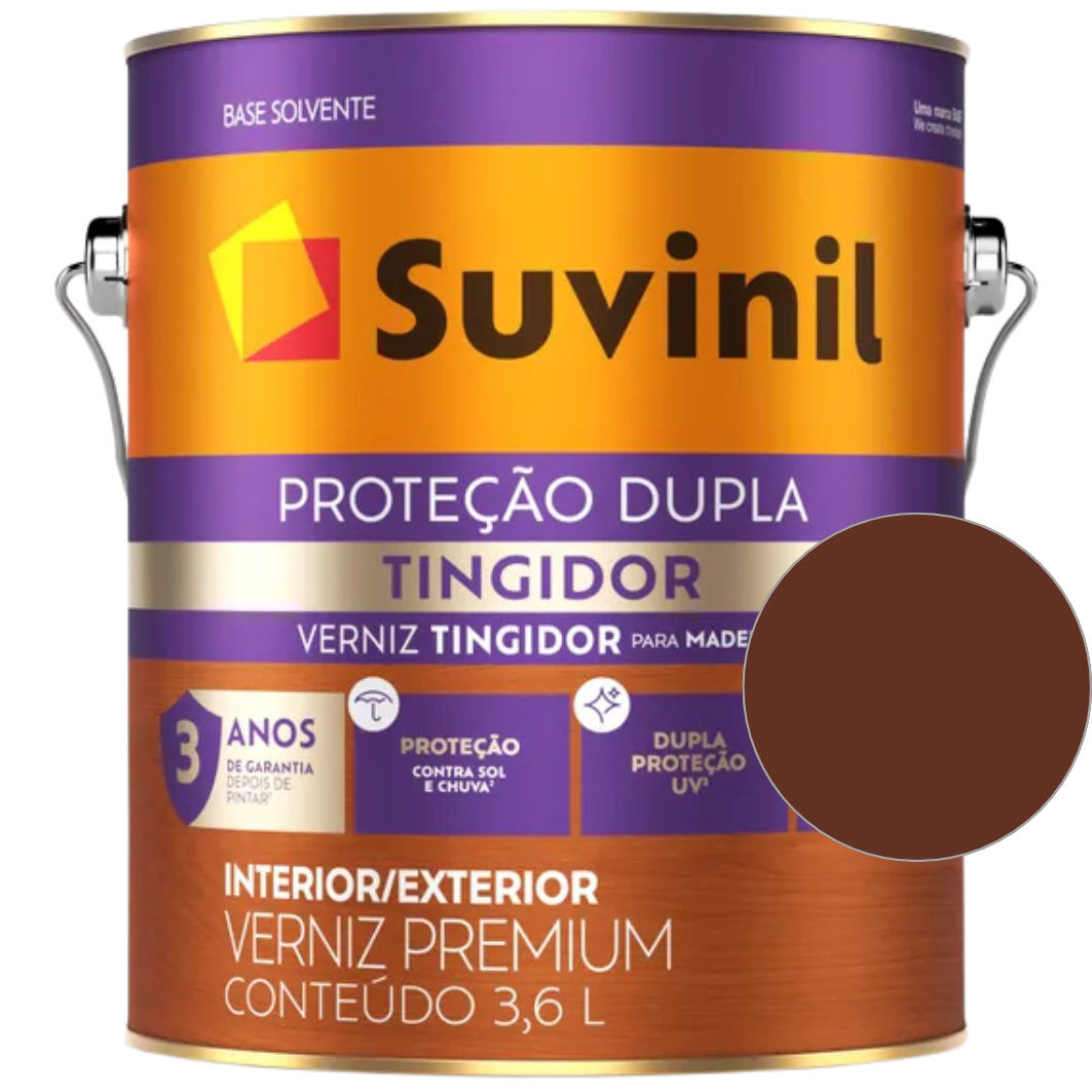 Verniz Suvinil Proteção Dupla Tingidor Brilhante