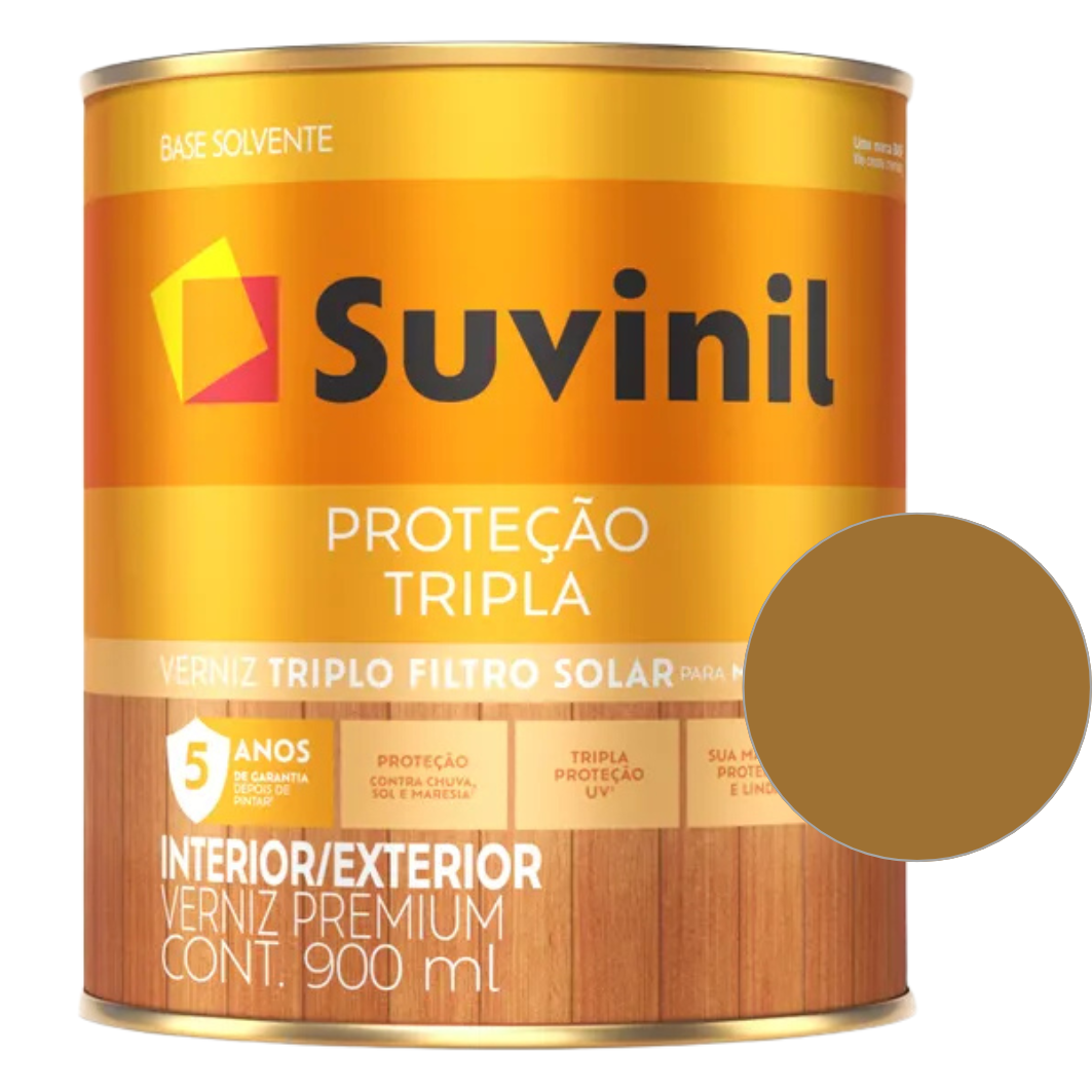 Verniz Suvinil Proteção Tripla Brilhante Base Solvente