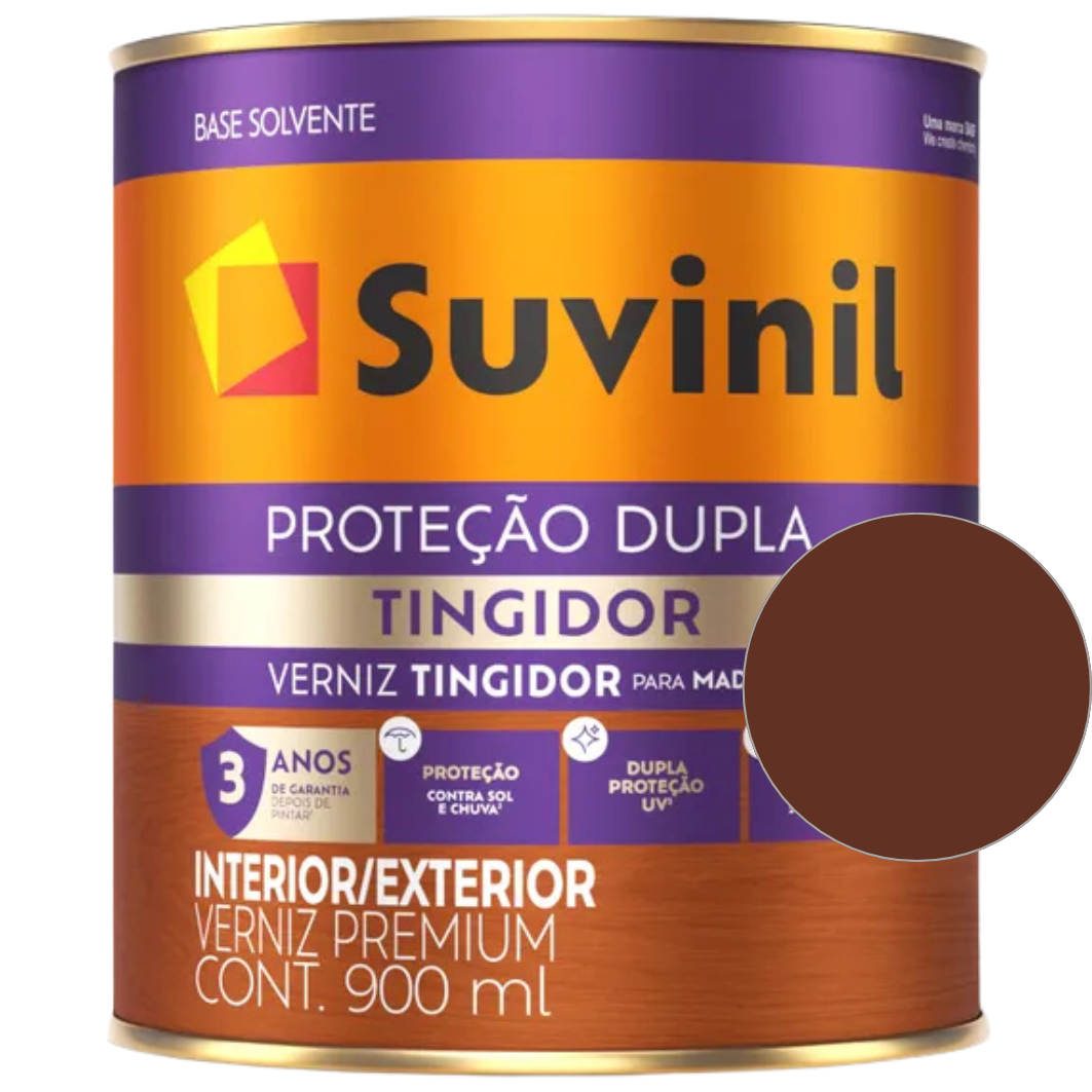 Verniz Suvinil Proteção Dupla Tingidor Brilhante