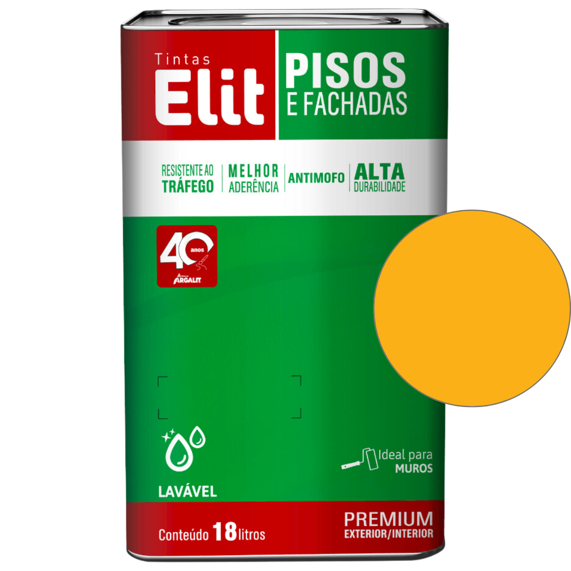 Tinta para Pisos e Fachadas  - ELIT