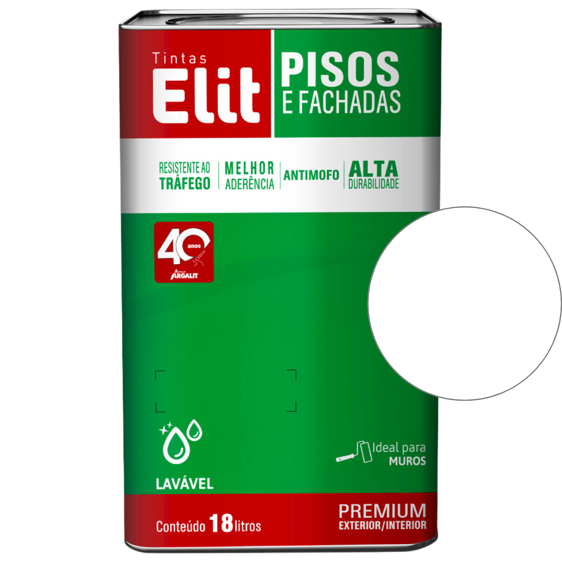 Tinta para Pisos e Fachadas  - ELIT