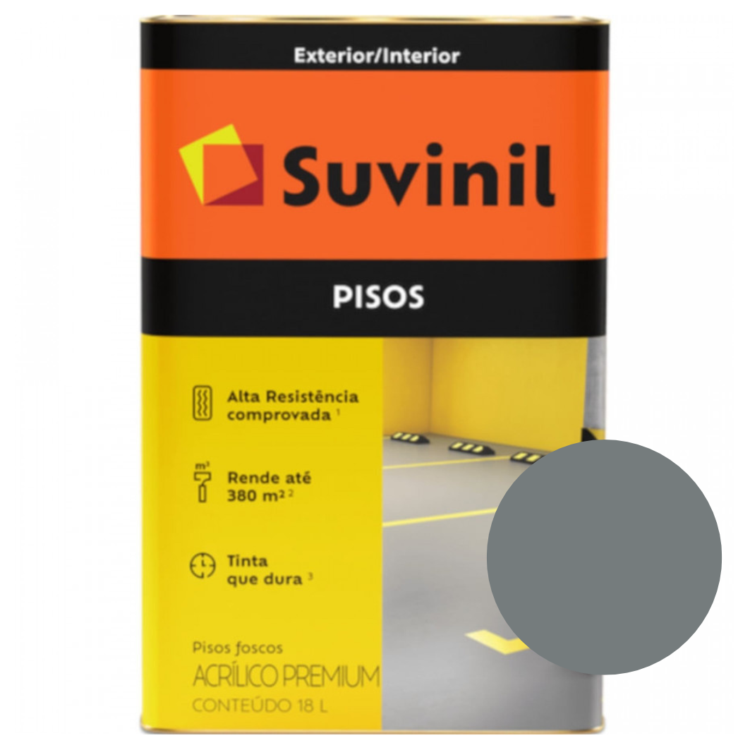 Suvinil Tinta para Pisos 18L - Resistência e Durabilidade para Seus Pisos