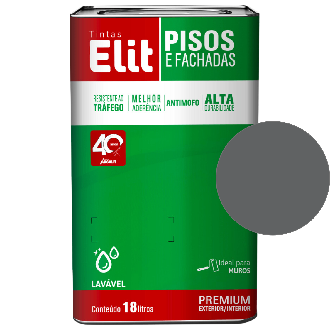 Tinta para Pisos e Fachadas  - ELIT