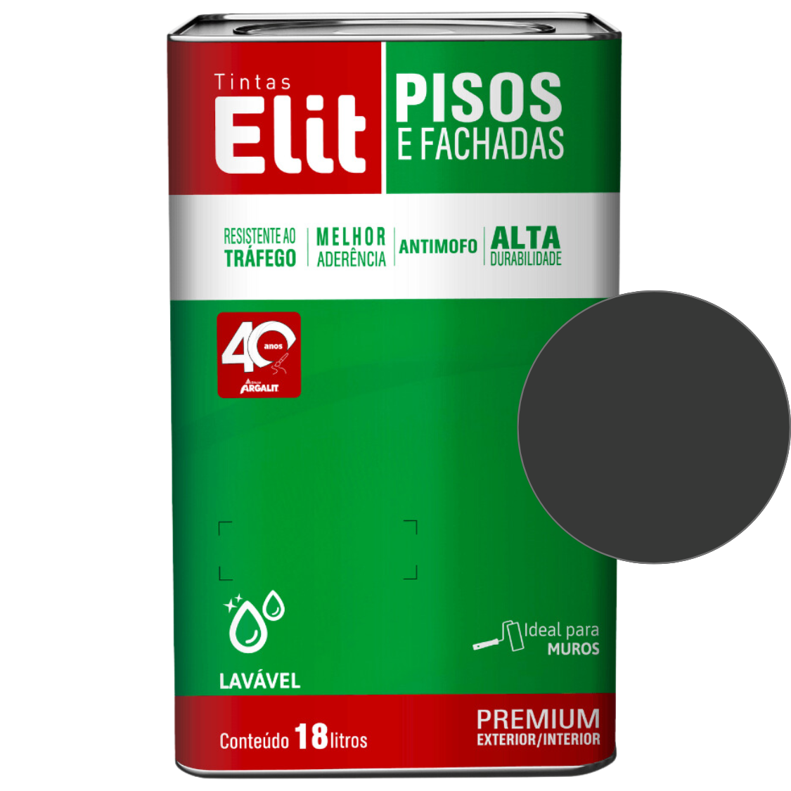 Tinta para Pisos e Fachadas  - ELIT