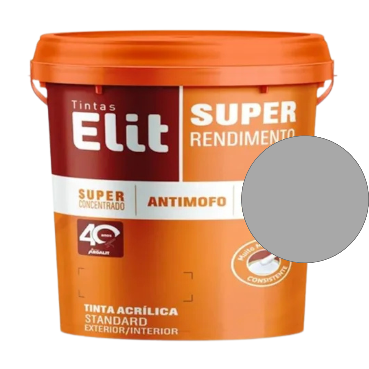 Tinta Acrílica Elit Super Rendimento Fosco 18L e  3,6L