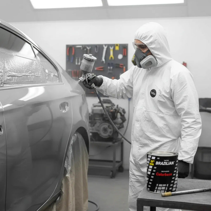 Tinta Automotiva Poliéster Prata Metálico Toyota 10 - 900ml.