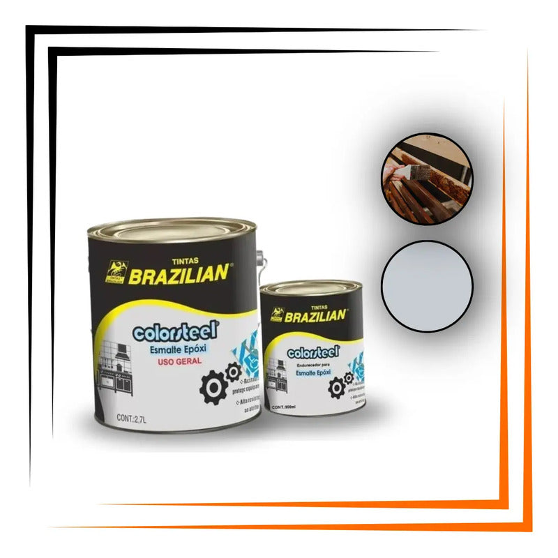 Tinta Epóxi Com Endurecedor Brazilian- 3,6l