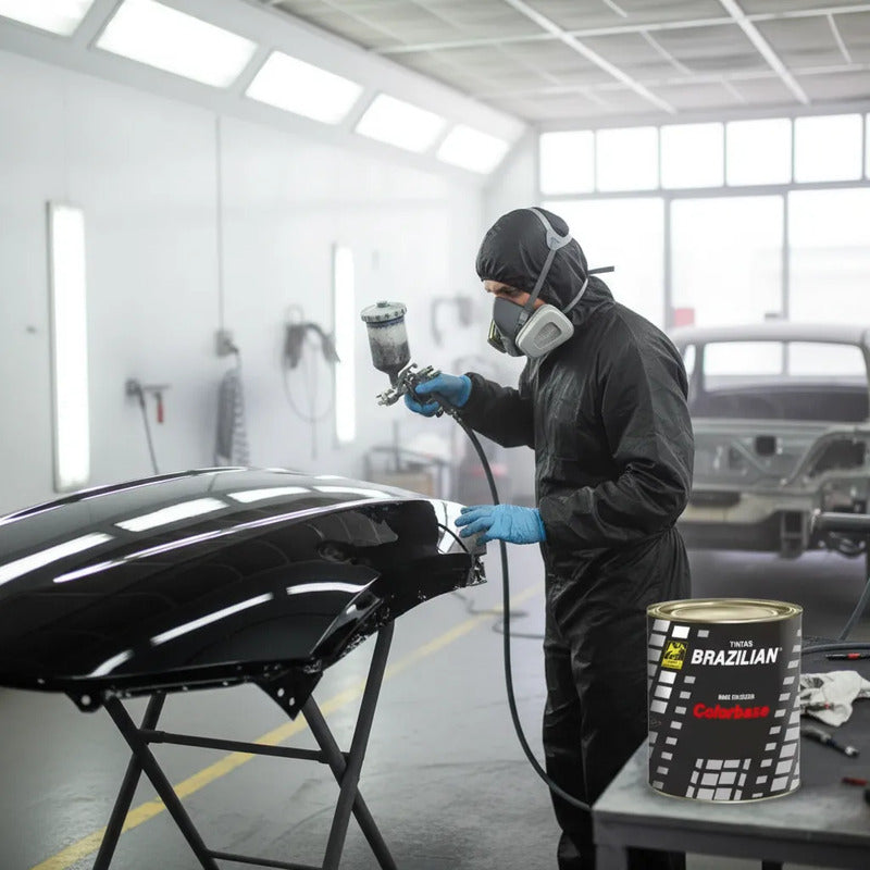 Tinta Automotiva Poliéster Preto Liszt Gm 94 900ml