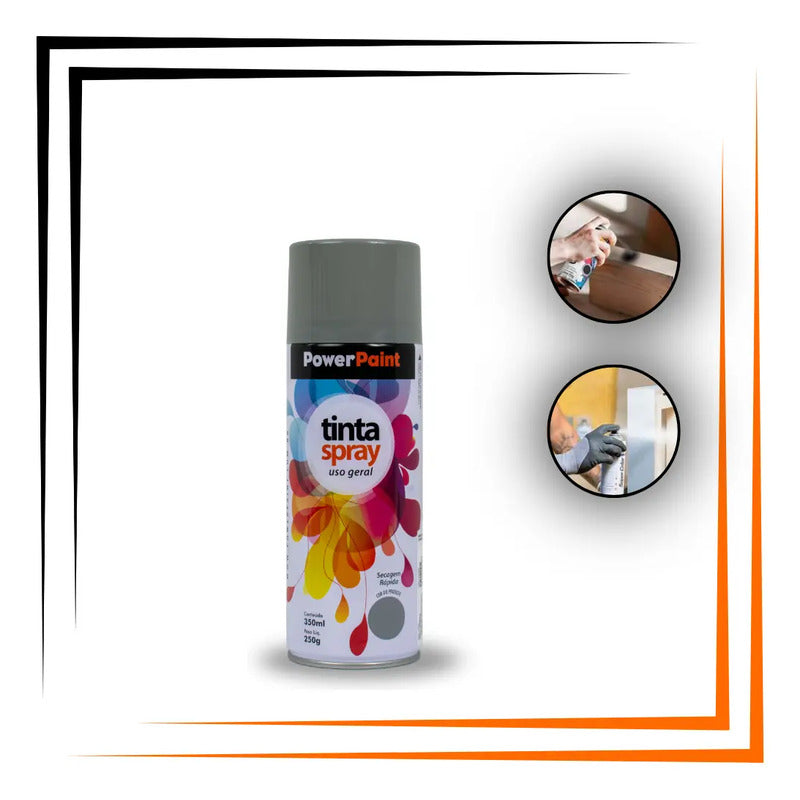 Tinta Spray Uso Geral 350ml Powerpaint
