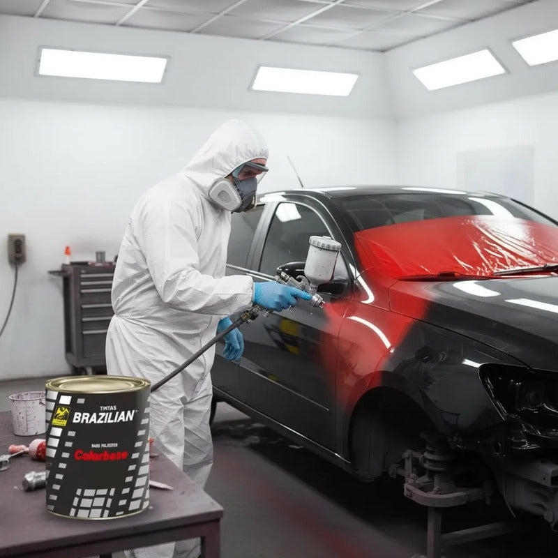 Tinta Automotiva Poliéster Vermelho Tornado Vw 01 - 900ml