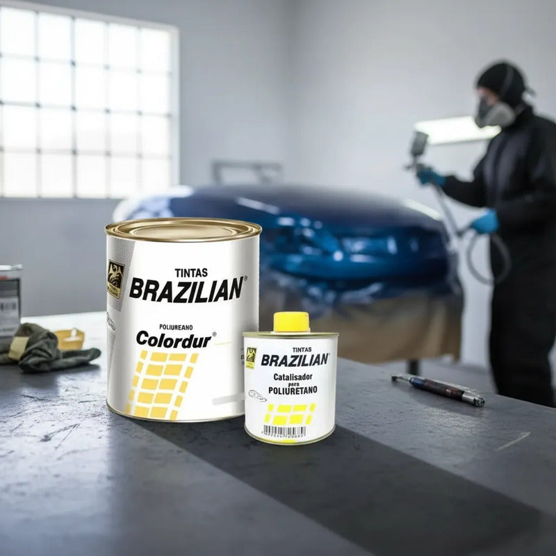 Tinta Pu Azul Arara Vw 73  675ml + Catalisador Brazilian