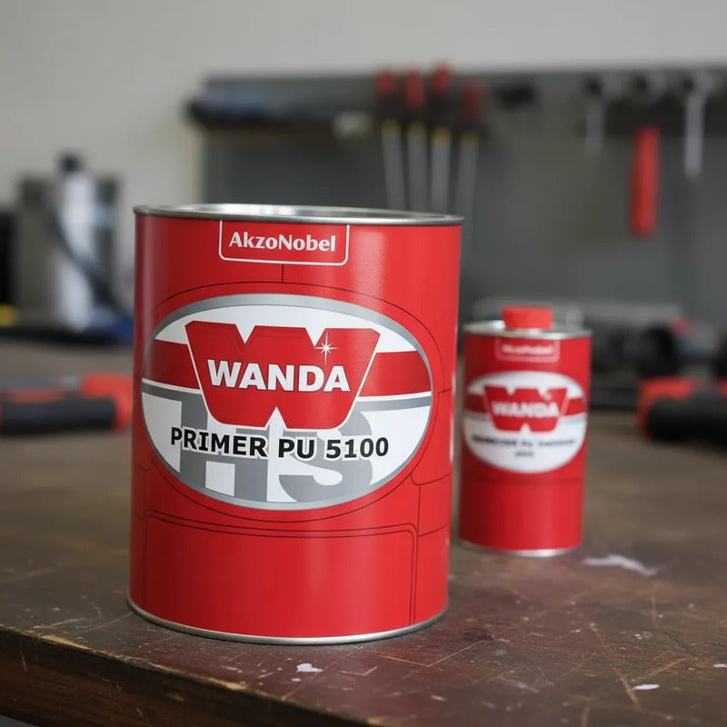 Primer Pu Wanda 5100 Automotivo + Catalisador Profissional