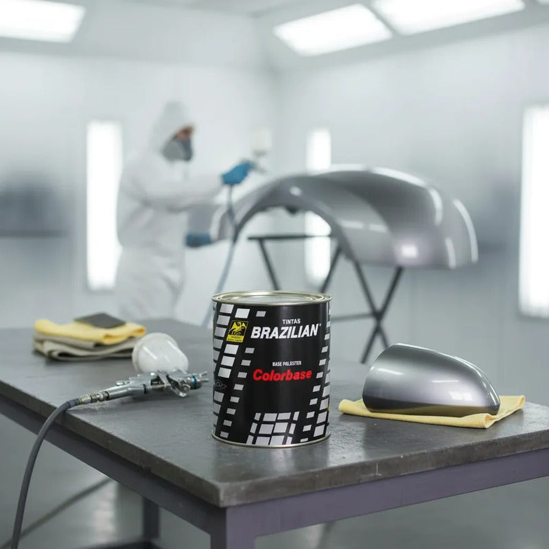Tinta Automotiva Poliéster Cinza Sand Met. Gm - 900ml.