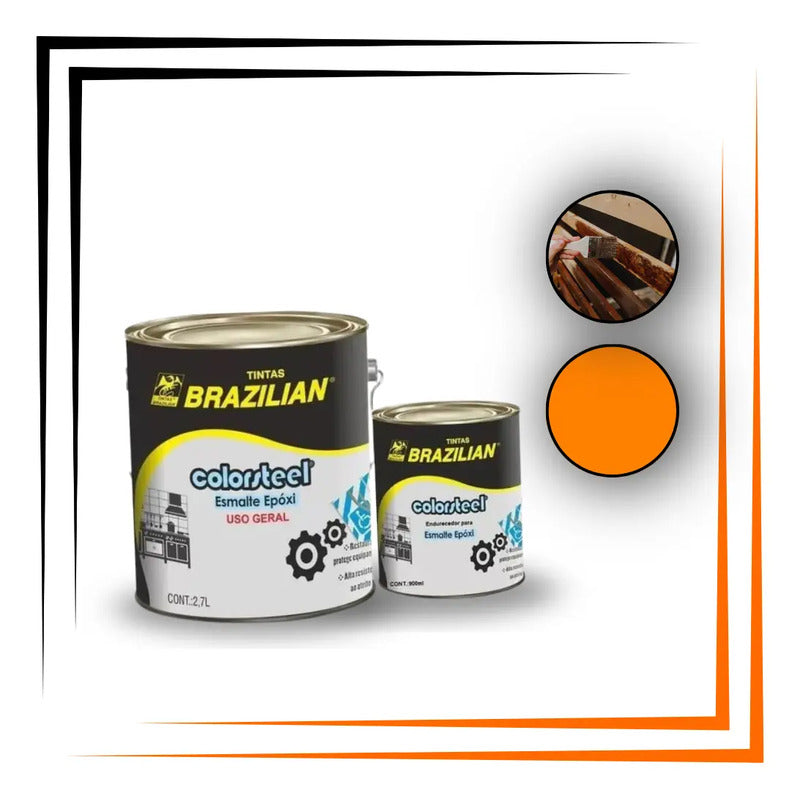 Tinta Epóxi Com Endurecedor Brazilian- 3,6l
