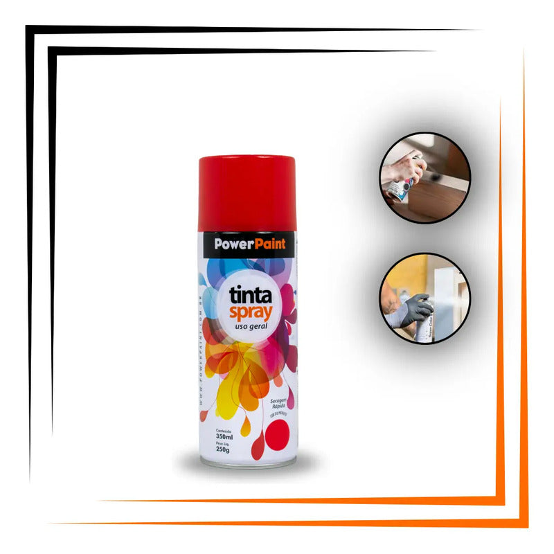 Tinta Spray Uso Geral 350ml Powerpaint