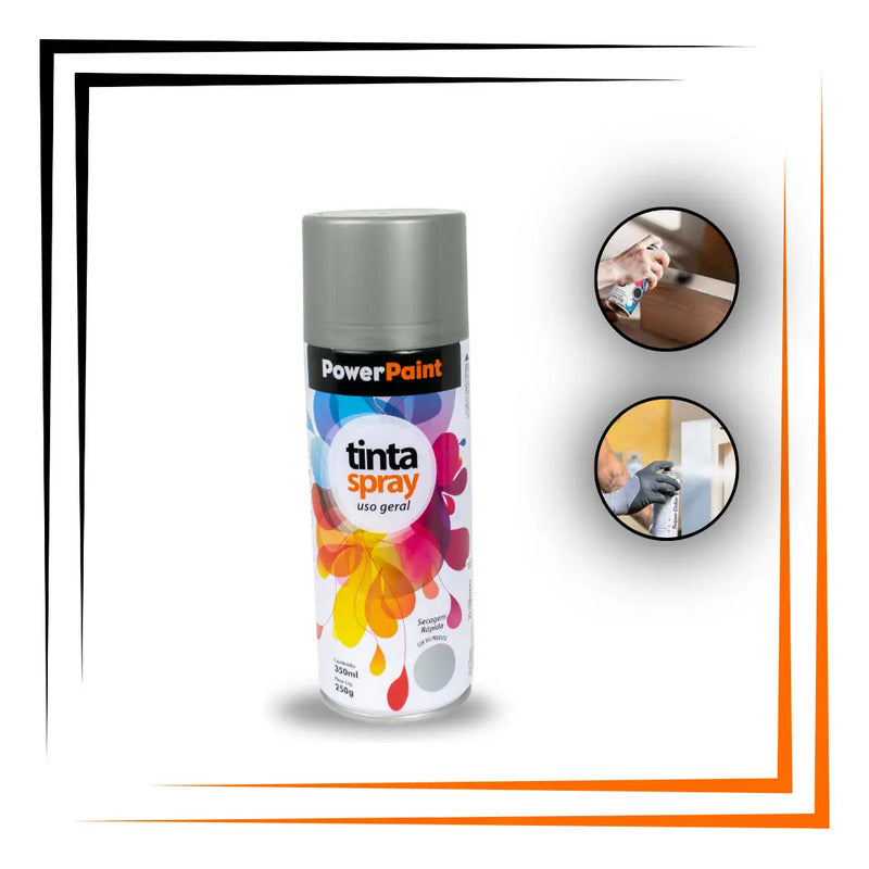 Tinta Spray Uso Geral 350ml Powerpaint