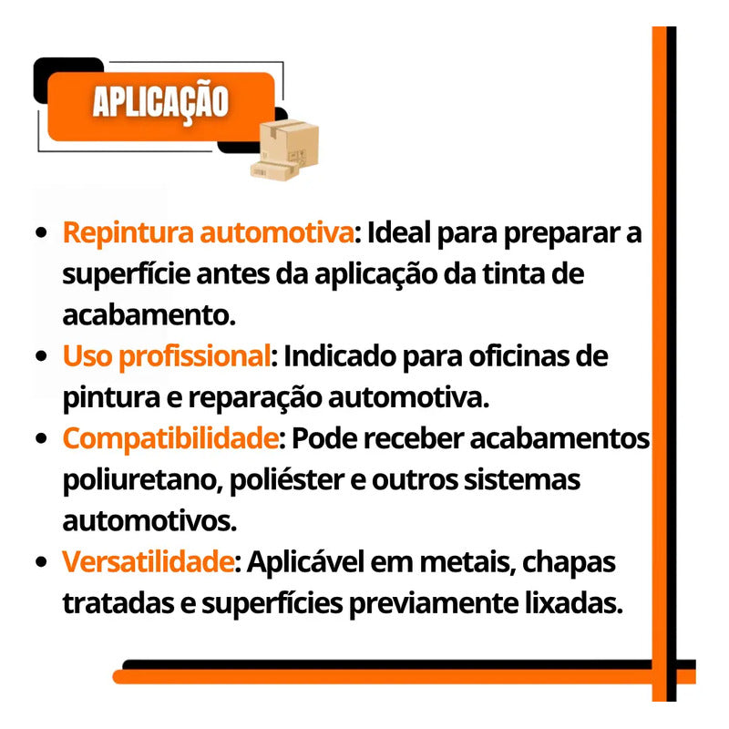 Primer Kp350 Lazzuril Automotivo Pu Cinza