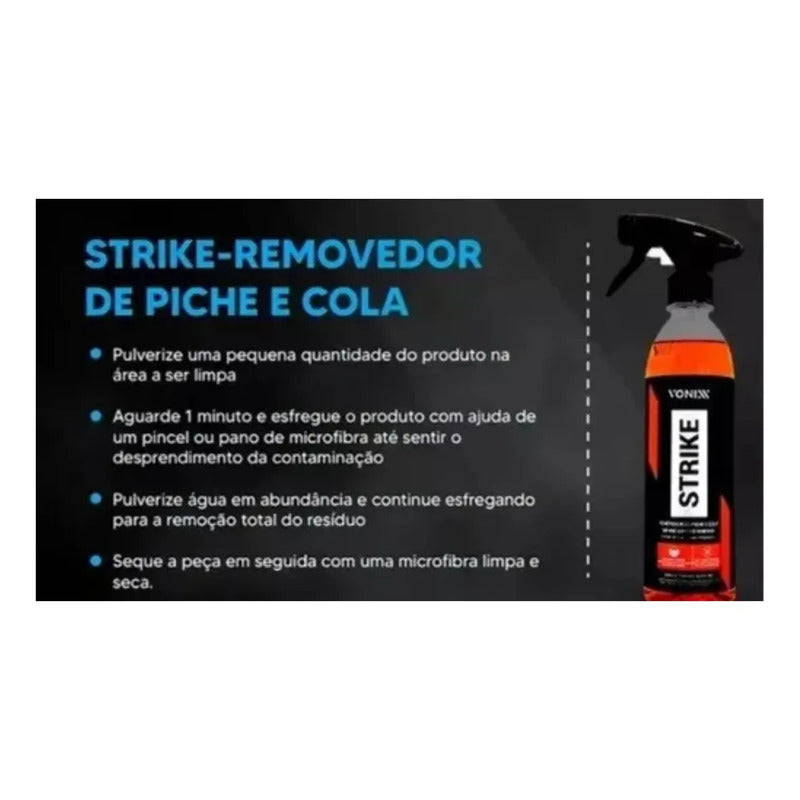 Strike Removedor De Cola E Piche 1,5l Limpeza Automotiva