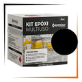 Kit Revestimento Epóxi Elit Multiuso 3,6l Componente A+b Tom Preto Revestimento