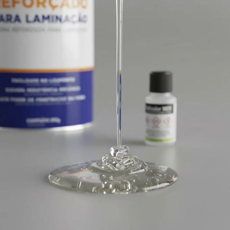 Kit Resina Para Fibra De Vidro + Manta Carplast Incolor