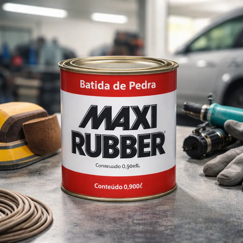 Maxi Rubber Batida De Pedra Preto 900ml - 1 Unid.