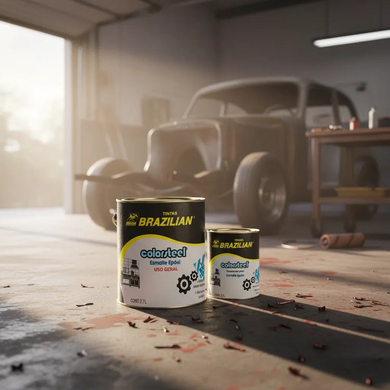 Tinta Epóxi Com Endurecedor Brazilian- 3,6l