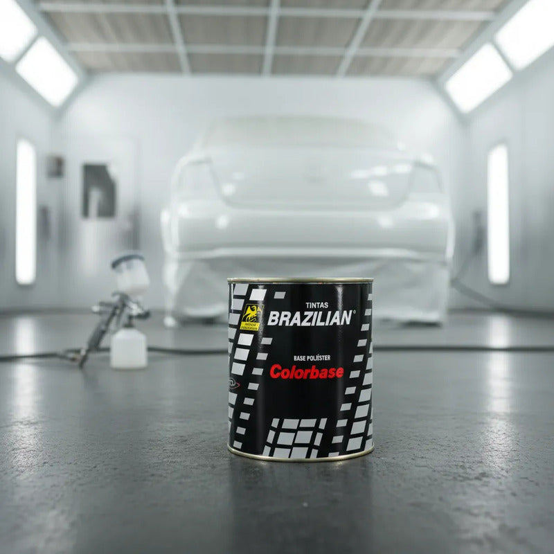 Tinta Automotiva Poliéster Branco Polar Hyundai - 900ml.