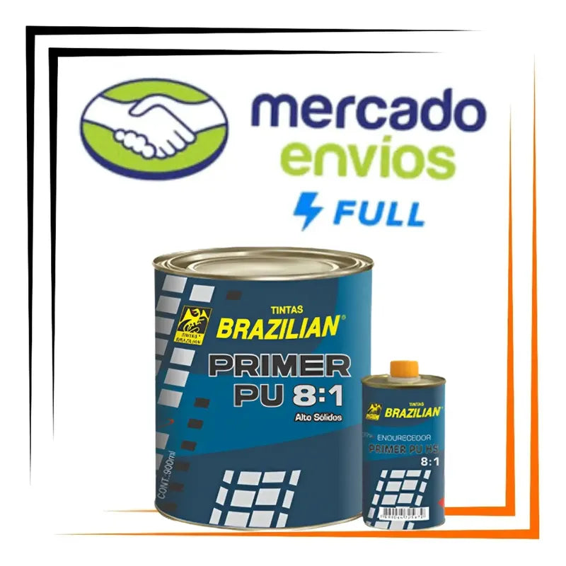 Primer Pu Super Brazilian + Catalisador 900ml Cinza