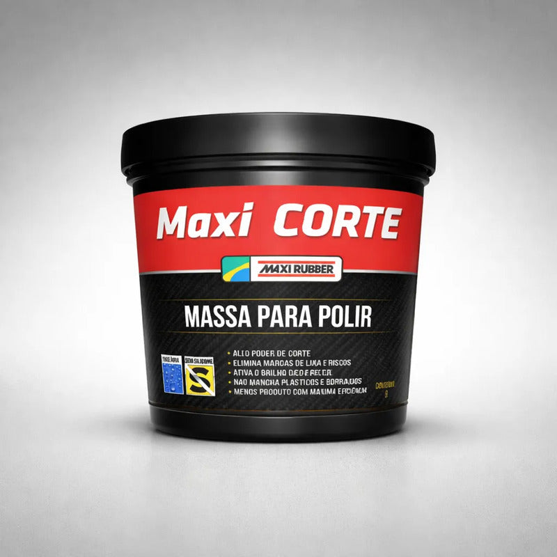 Massa De Polir 2 Maxi Corte 500g Maxi Rubber - Uso Automotiv