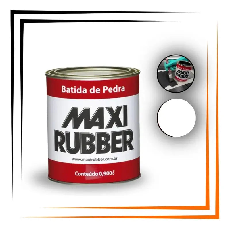 Maxi Rubber Batida De Pedra Preto 900ml - 1 Unid.