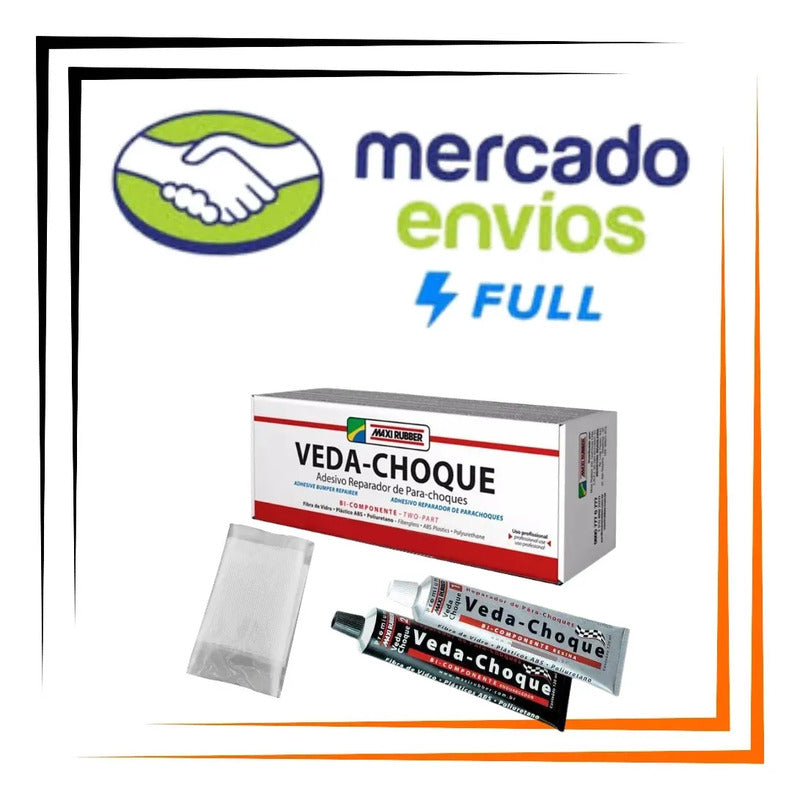 Cola Para Choque Reparador Veda Choque Maxi Rubber 150g