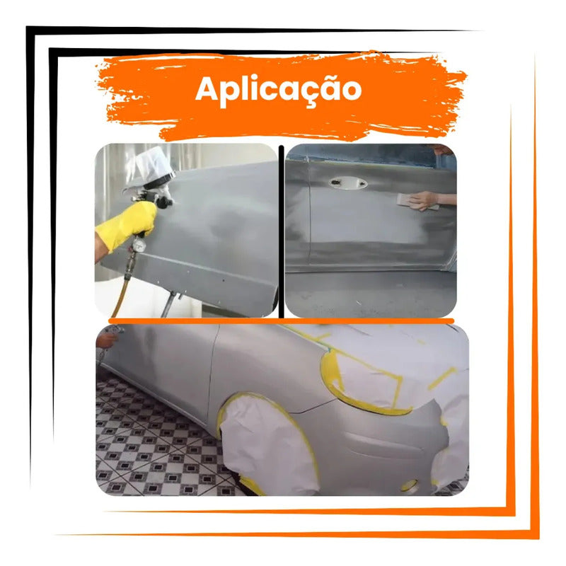 Primer Pu Super Brazilian + Catalisador 900ml Preto