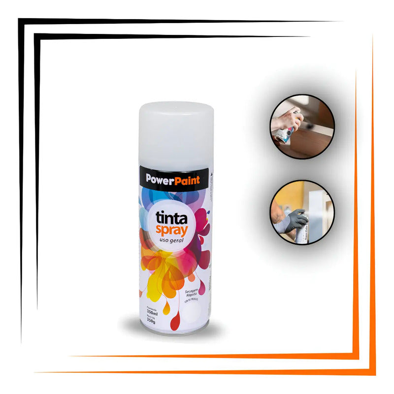 Tinta Spray Uso Geral 350ml Powerpaint