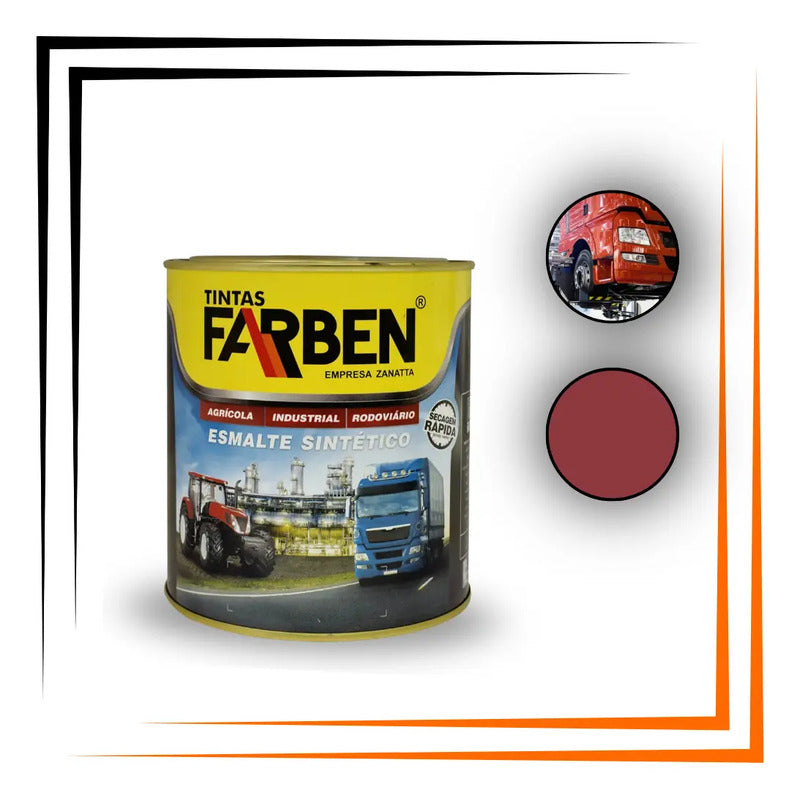 Esmalte Industrial Automotivo 3,6l Farben Varias Cores