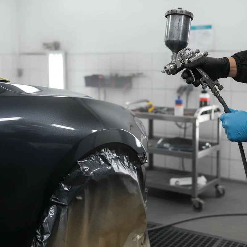 Tinta Automotiva Poliéster Preto Indy Perol. Ford - 900ml.