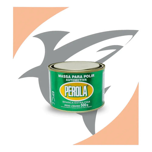 Massa De Polir Pérola 500g - Base Solvente Automotiva