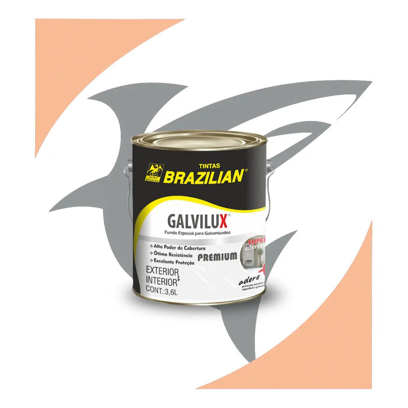 Fundo Galvanizado Galvilux Branco 3,6 Litros Brazilian