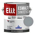 Esmalte Sintético Elit 3,6l Cores Brilhantes Metais/madeir Cor Cinza Médio