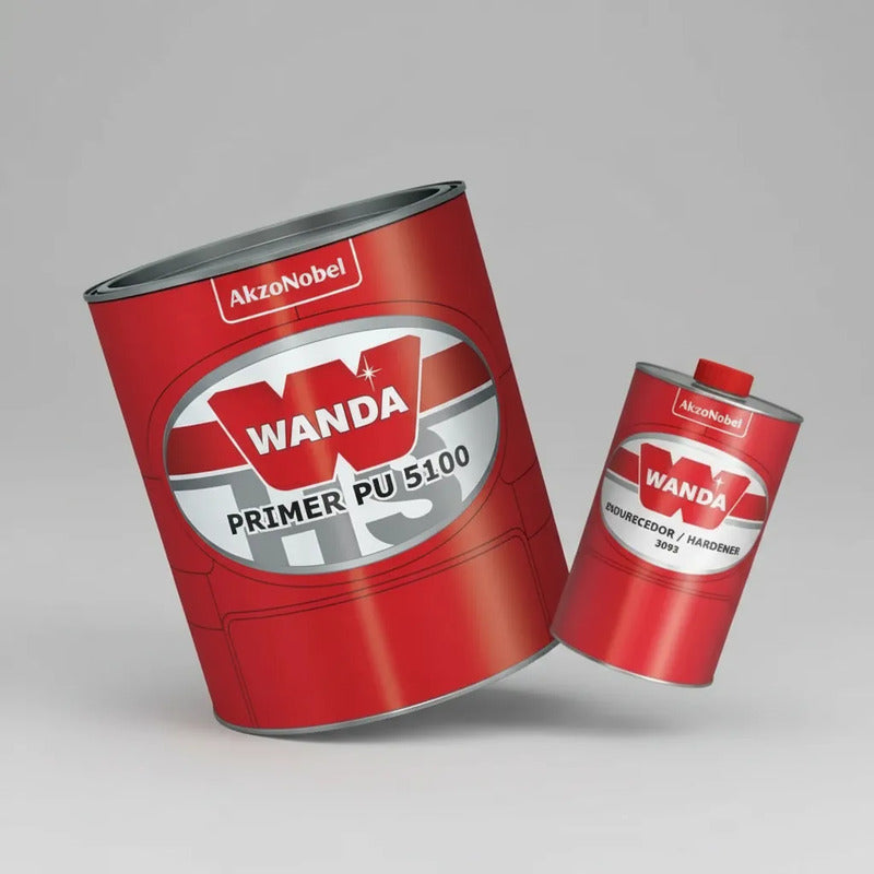 Primer Pu Wanda 5100 Automotivo + Catalisador Profissional