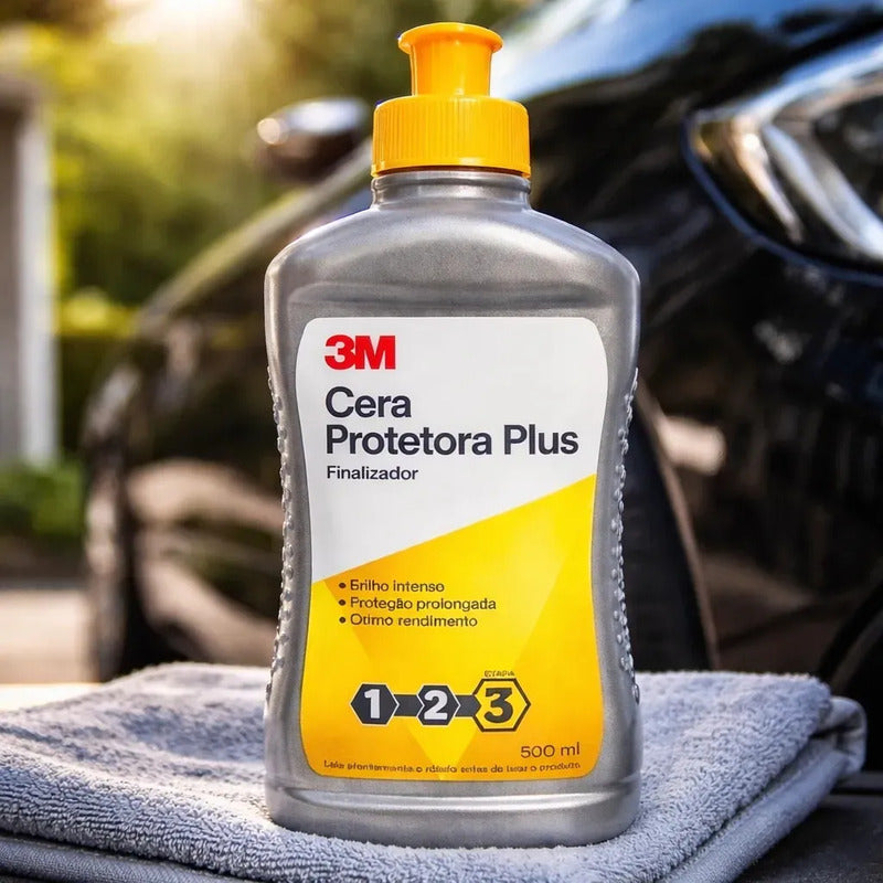 Cera Automotiva 3m Protetora Plus De 500 Ml