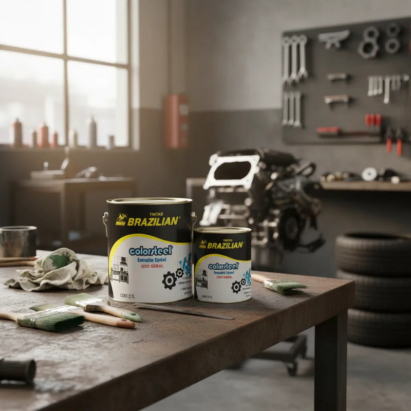 Tinta Epóxi Com Endurecedor Brazilian- 3,6l
