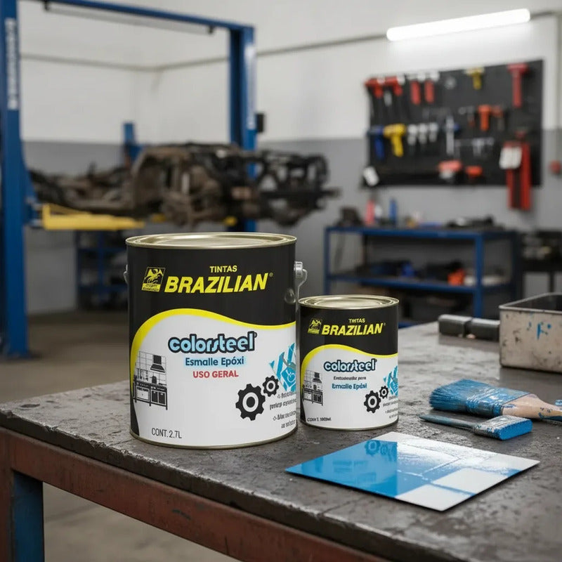Tinta Epóxi Com Endurecedor Brazilian- 3,6l