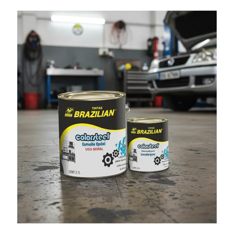 Tinta Epóxi Com Endurecedor Brazilian- 3,6l