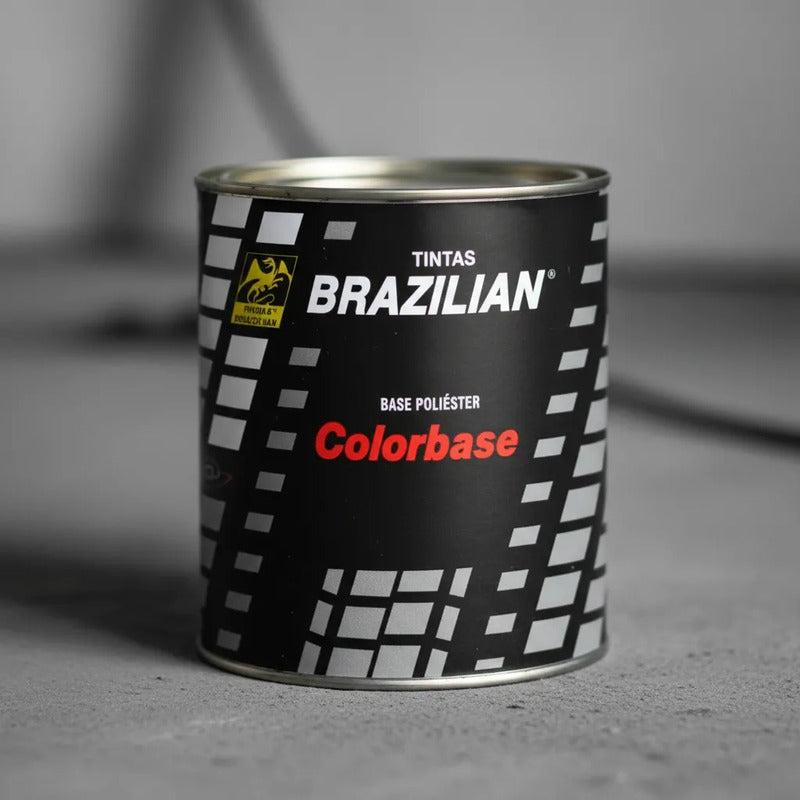 Tinta Automotiva Poliéster- Prata Enseada Ford- 07/08 900ml