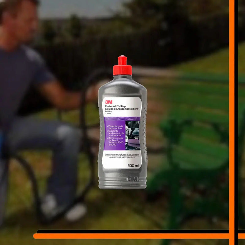 3m Perfect-it Step Liquido Acabamento 2 Em 1 Polidor 500ml