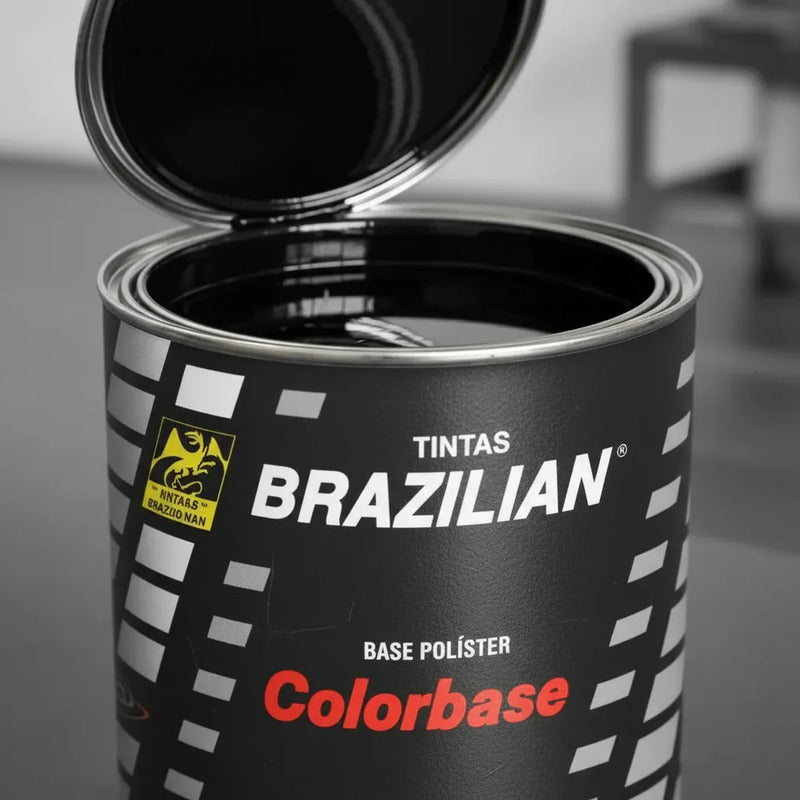 Tinta Automotiva Poliéster Preto Gales Ford 08 - 900ml.